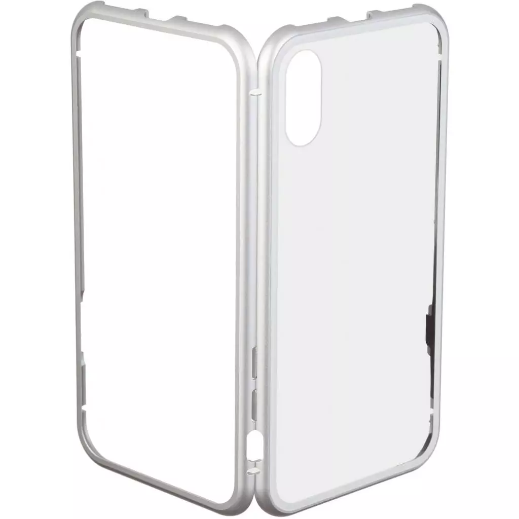 Чехол для моб. телефона Armorstandart Magnetic Case 1 Gen. iPhone XS Clear/White (ARM53387) - 1 Чехол для моб. телефона Armorstandart Magnetic Case 1 Gen. iPhone XS Clear/White (ARM53387) - 1