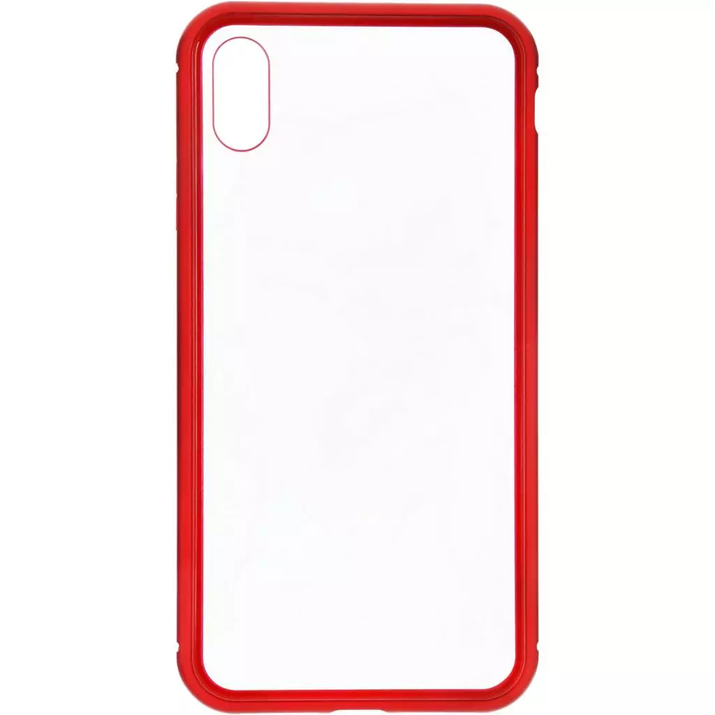 Чехол для моб. телефона Armorstandart Magnetic Case 1 Gen. iPhone XS Max Clear/Red (ARM53391)