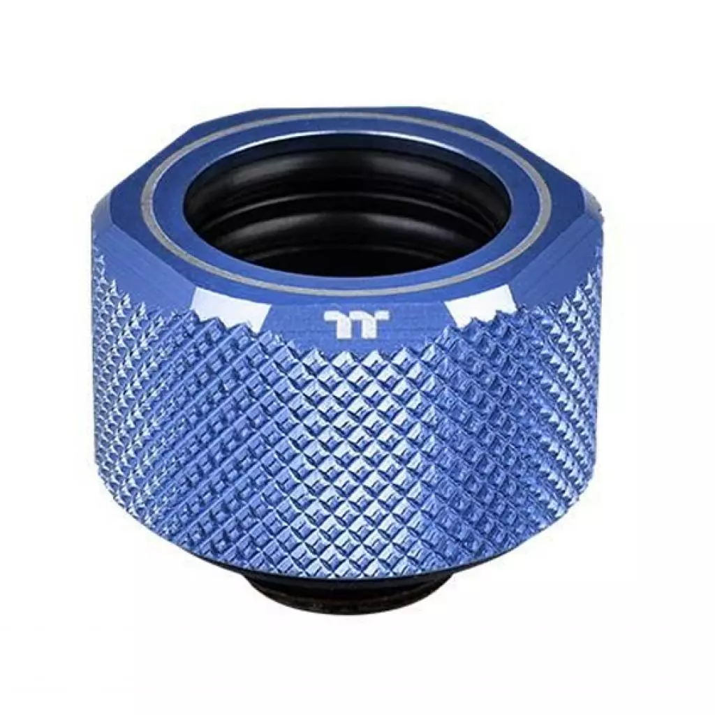 Фитинг для СВО ThermalTake Pacific C-Pro G1/4 PETG 16mm OD Fitting Kit - Blue (CL-W210-CU00BU-B) - 3 Фитинг для СВО ThermalTake Pacific C-Pro G1/4 PETG 16mm OD Fitting Kit - Blue (CL-W210-CU00BU-B) - 3