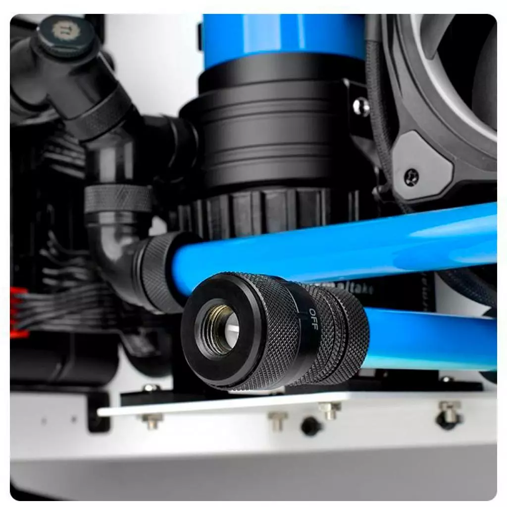 Фитинг для СВО ThermalTake Pacific Drain Valve - Balck (CL-W087-CU00BL-A) - 3 Фитинг для СВО ThermalTake Pacific Drain Valve - Balck (CL-W087-CU00BL-A) - 3