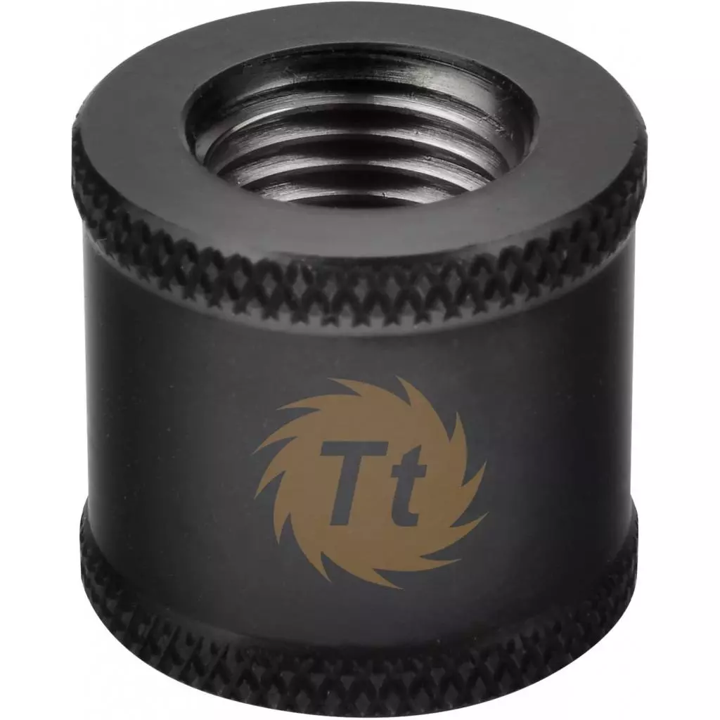 Фитинг для СВО ThermalTake Pacific G1/4 Female to Female 20mm Extender - Black (CL-W049-CU00BL-A)