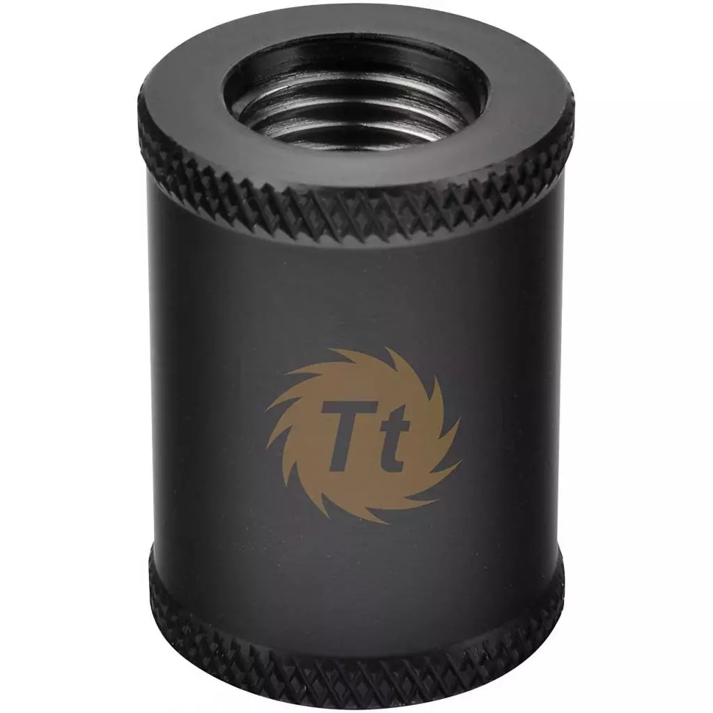Фитинг для СВО ThermalTake Pacific G1/4 Female to Female 30mm Extender - Black (CL-W050-CU00BL-A)
