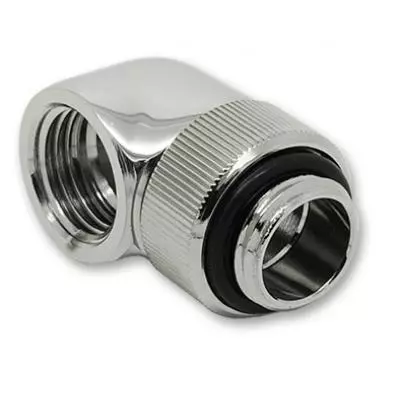 Фитинг для СВО EKWB EK-AF Angled 90° G1/4 - Nickel (3831109845264)