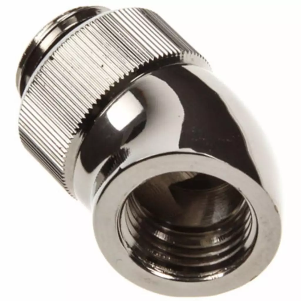 Фитинг для СВО Ekwb EK-AF Angled 45° G1/4 Nickel (3831109845233)