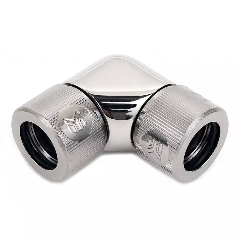Фитинг для СВО Ekwb EK-AF Angled 90° 2F G1/4 - Nickel (3831109847640) - 2