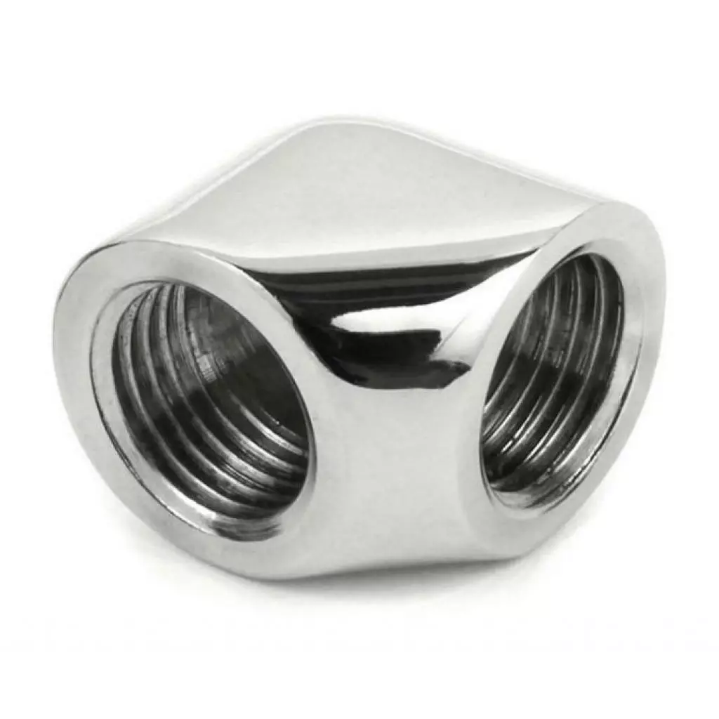 Фитинг для СВО Ekwb EK-AF Angled 90° 2F G1/4 - Nickel (3831109847640)