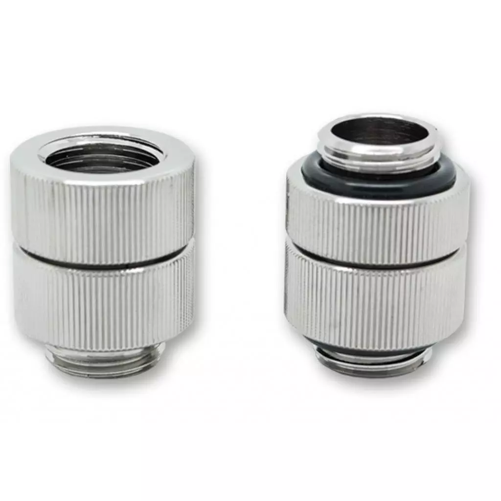 Фитинг для СВО Ekwb EK-AF Extender Rotary M-M G1/4 - Nickel (3831109847237) - 2