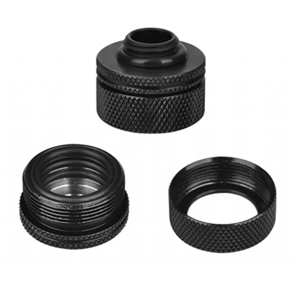 Фитинг для СВО ThermalTake Pacific G1/4 PETG Tube Compression 16mm OD - Black (CL-W092-CA00BL-A) - 1 Фитинг для СВО ThermalTake Pacific G1/4 PETG Tube Compression 16mm OD - Black (CL-W092-CA00BL-A) - 1