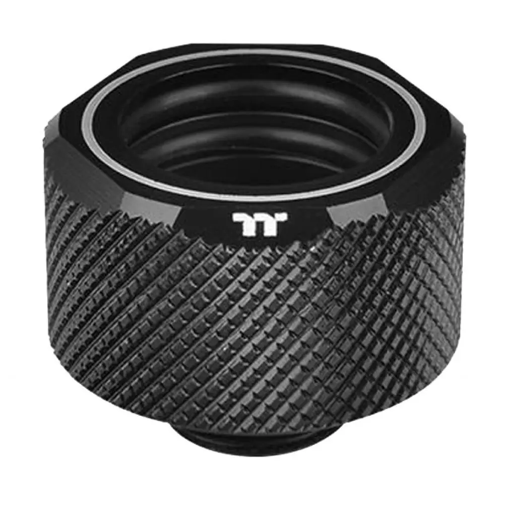 Фитинг для СВО ThermalTake Pacific C-PRO G1/4 PETG Tube 16mm OD Compression - Black (6- (CL-W214-CU00BL-B) - 3