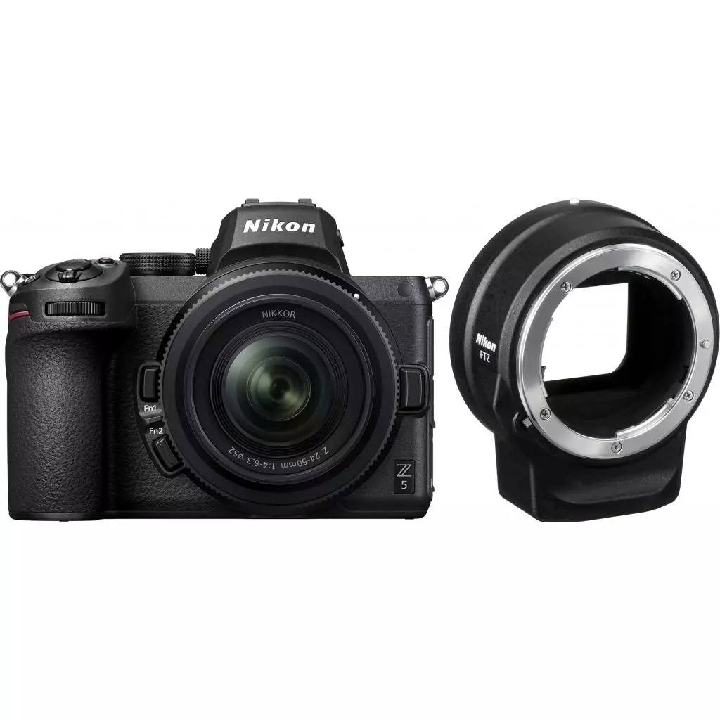 Цифровой фотоаппарат Nikon Z5 + 24-50mm F4-6.3 + FTZ Adapter Kit (VOA040K003)