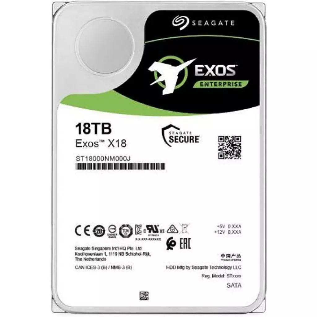 Жесткий диск 3.5" 18TB Seagate (ST18000NM000J)