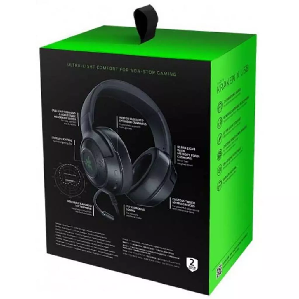 Наушники Razer Kraken X USB (RZ04-02960100-R3M1) - 5 Наушники Razer Kraken X USB (RZ04-02960100-R3M1) - 5