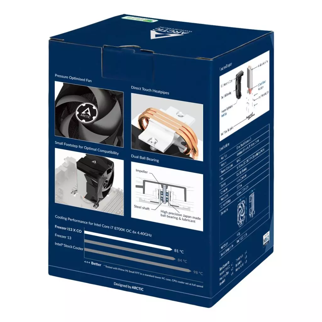 Кулер для процессора Arctic Freezer i13 X CO (ACFRE00079A) - 7 Кулер для процессора Arctic Freezer i13 X CO (ACFRE00079A) - 7