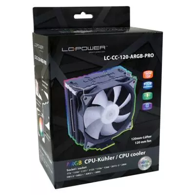 Кулер для процессора LC-POWER LC-CC-120-ARGB-PRO - 6 Кулер для процессора LC-POWER LC-CC-120-ARGB-PRO - 6
