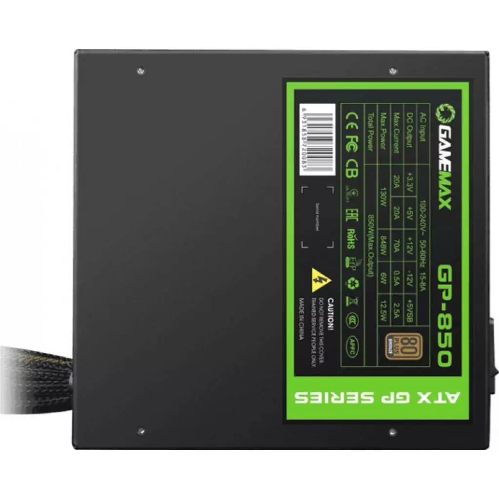 Блок питания Gamemax 850W (GP-850) - 8 Блок питания Gamemax 850W (GP-850) - 8