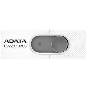 USB флеш накопитель ADATA 32GB UV220 White/Gray USB 2.0 (AUV220-32G-RWHGY)