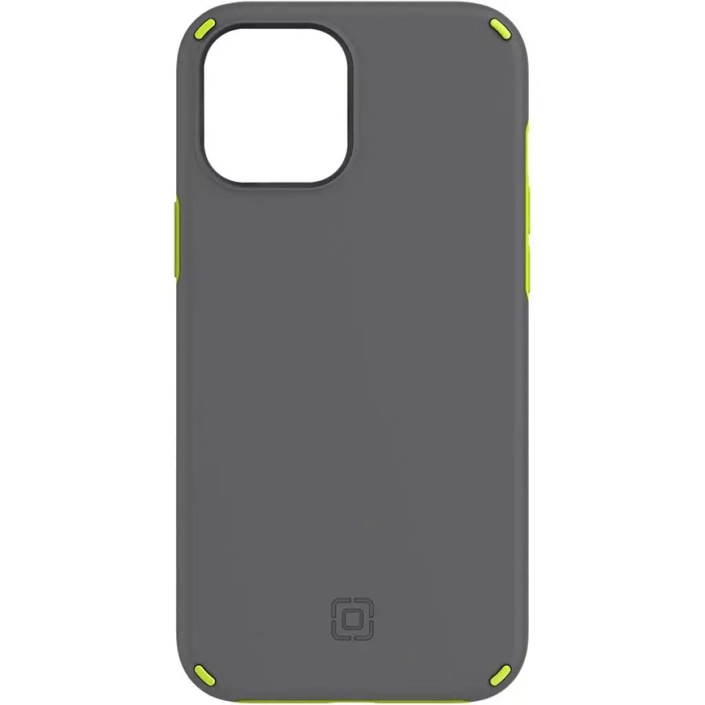 Чехол для моб. телефона Incipio Duo Case for iPhone 12 Pro Max - Gray/Volt Green (IPH-1896-VOLT)