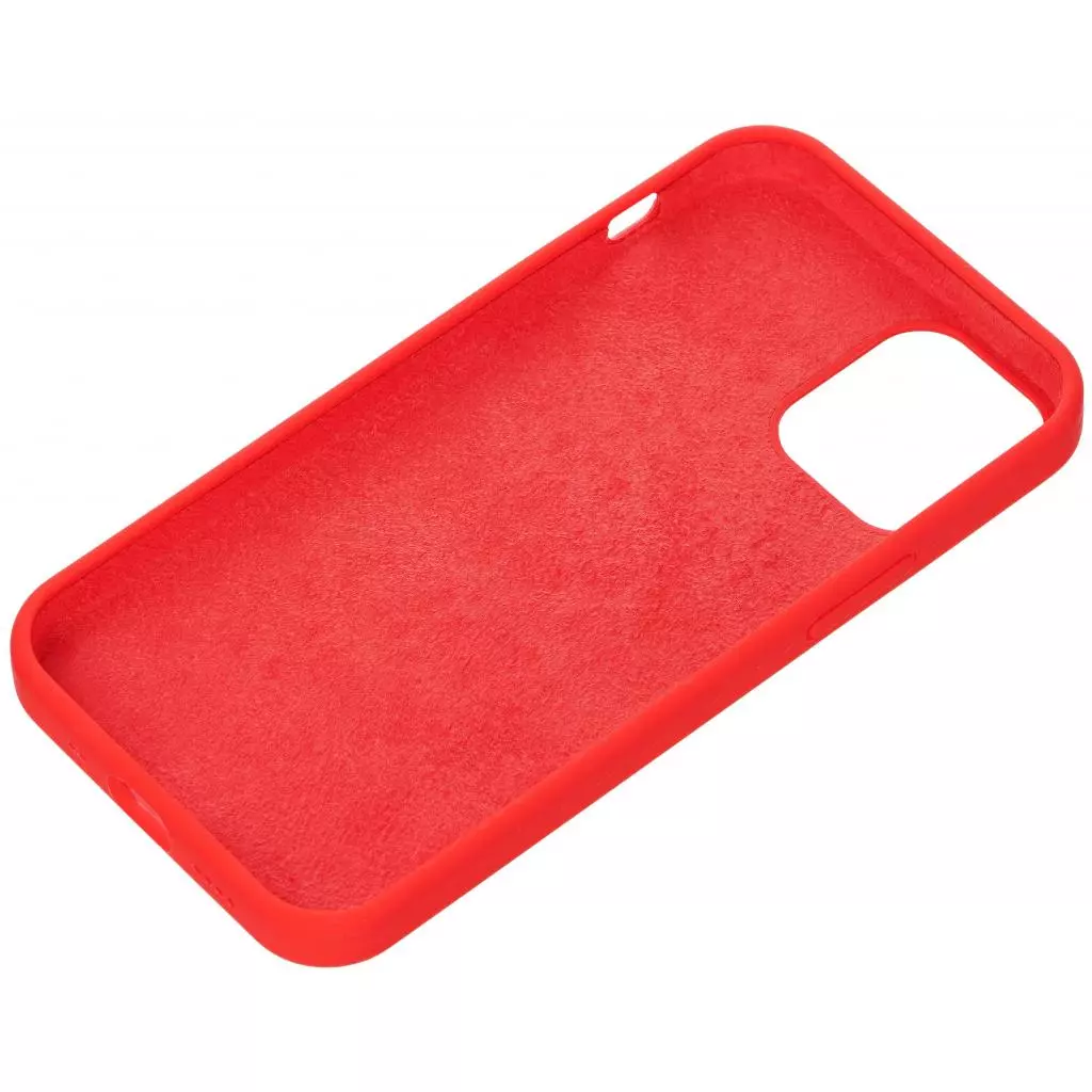 Чехол для моб. телефона 2E Apple iPhone 12 Mini (5.4"), Liquid Silicone, Red (2E-IPH-12-OCLS-RD) - 1
