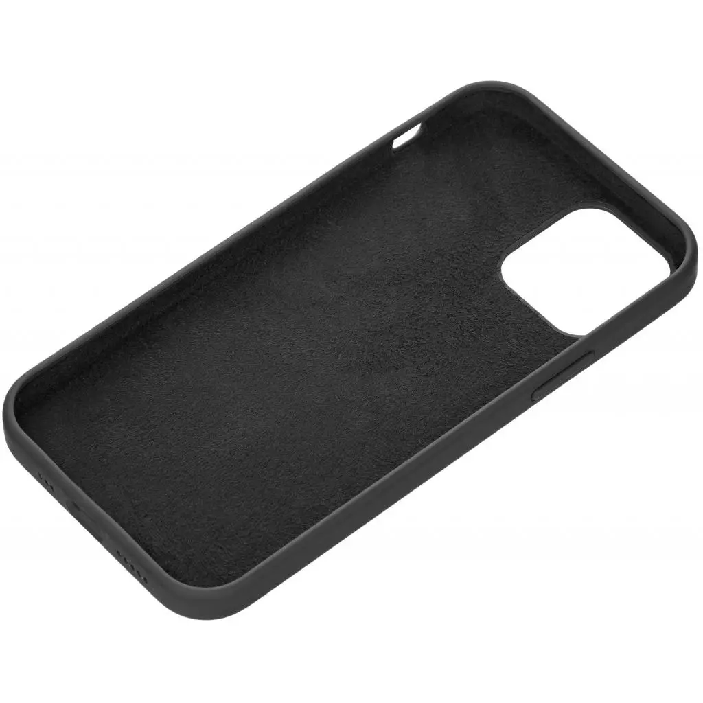 Чехол для моб. телефона 2E Apple iPhone 12 (6.1"), Liquid Silicone, Black (2E-IPH-12PR-OCLS-BK) - 1