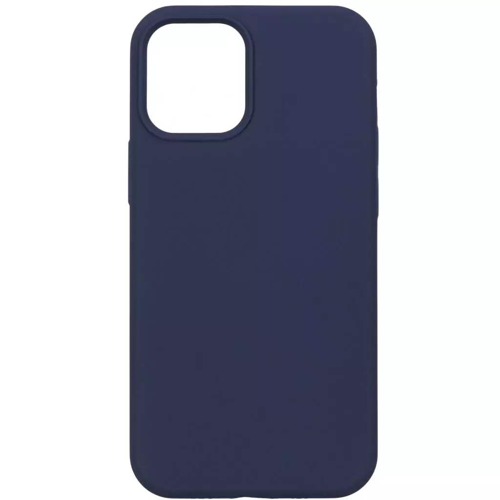 Чехол для моб. телефона 2E Apple iPhone 12 (6.1"), Liquid Silicone, Midnight Blue (2E-IPH-12PR-OCLS-MB)