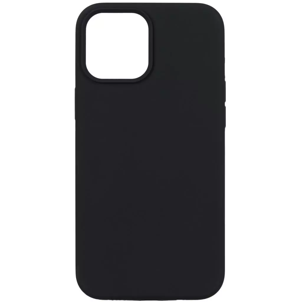 Чехол для моб. телефона 2E Apple iPhone 12 Pro Max (6.7"), Liquid Silicone, Black (2E-IPH-12PRM-OCLS-BK)