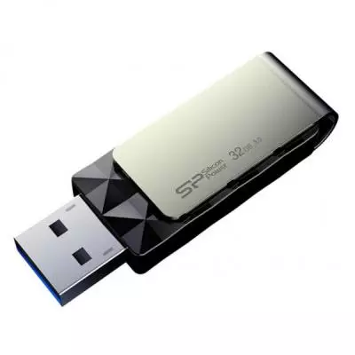 USB флеш накопитель Silicon Power 32GB BLAZE B30 USB 3.0 (SP032GBUF3B30V1K) - 2