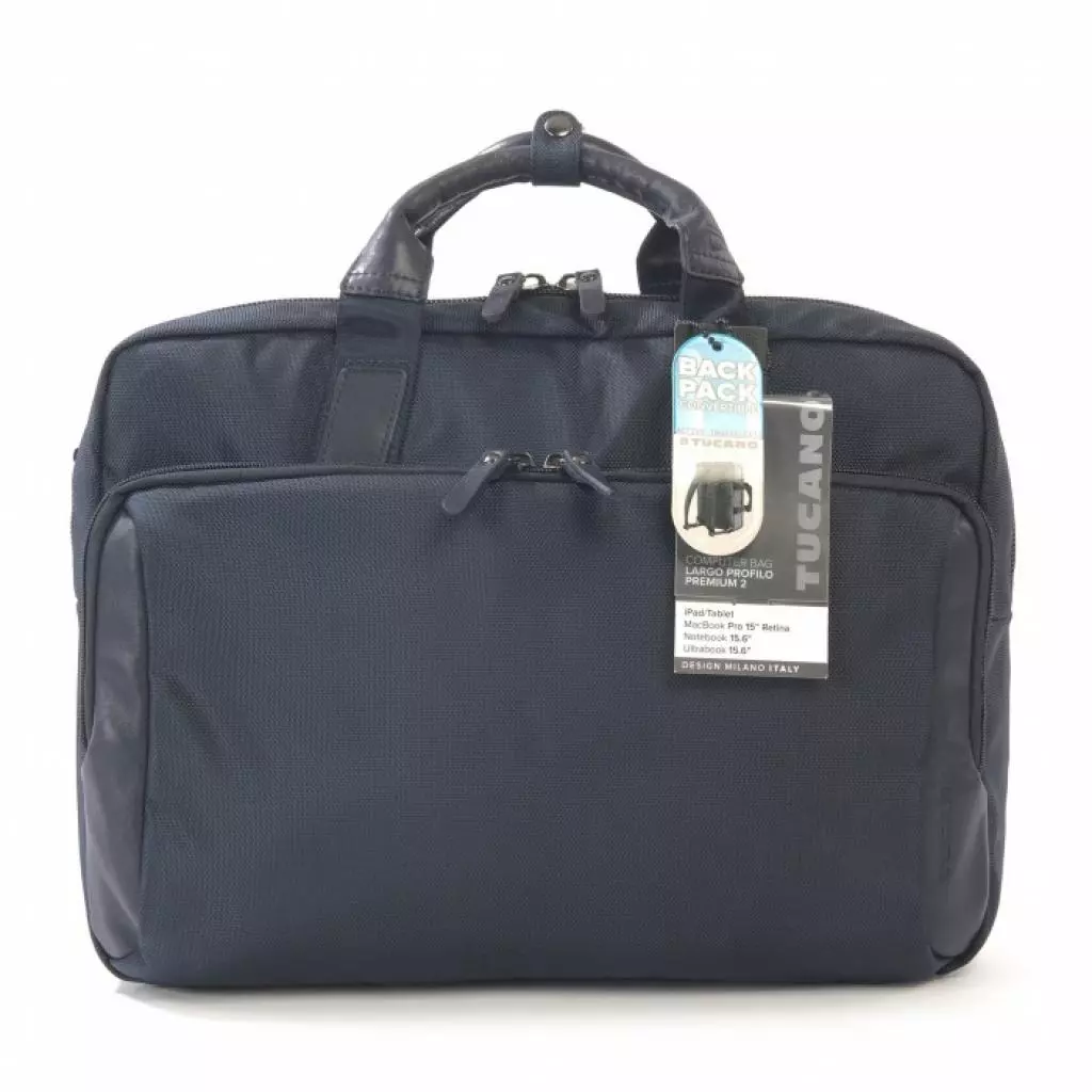 Сумка для ноутбука Tucano 15.6" Profilo Premium Bag, blue (BLAPPR2-B) - 8 Сумка для ноутбука Tucano 15.6" Profilo Premium Bag, blue (BLAPPR2-B) - 8