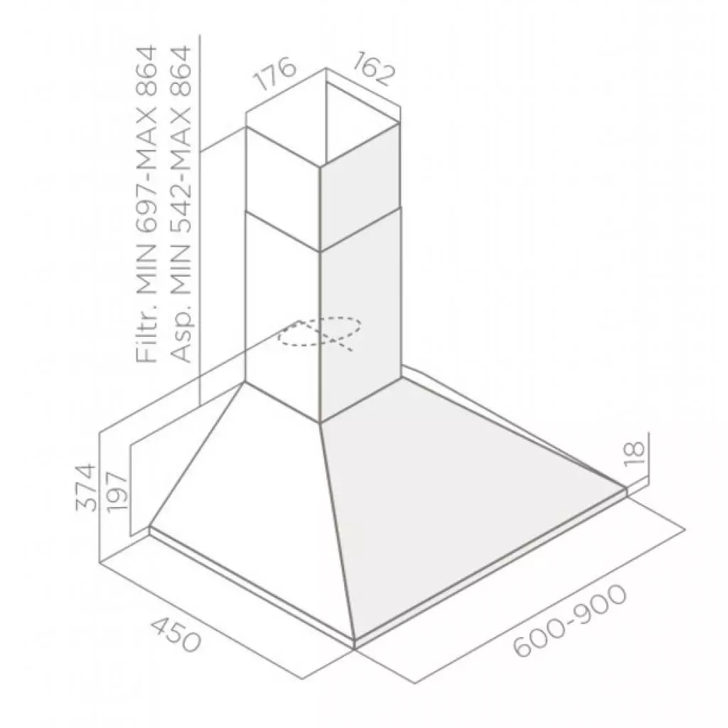 Вытяжка кухонная Elica BERLIN CR/A/60 (BERLINCR/A/60) - 1