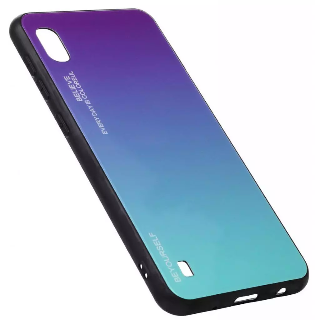 Чехол для моб. телефона BeCover Gradient Glass Samsung Galaxy M10 2019 SM-M105 Purple-Blue (703871) - 1 Чехол для моб. телефона BeCover Gradient Glass Samsung Galaxy M10 2019 SM-M105 Purple-Blue (703871) - 1