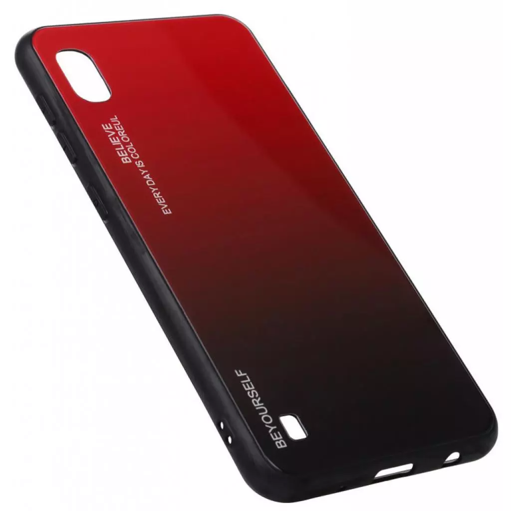 Чехол для моб. телефона BeCover Gradient Glass Samsung Galaxy M10 2019 SM-M105 Red-Black (703872) - 1 Чехол для моб. телефона BeCover Gradient Glass Samsung Galaxy M10 2019 SM-M105 Red-Black (703872) - 1