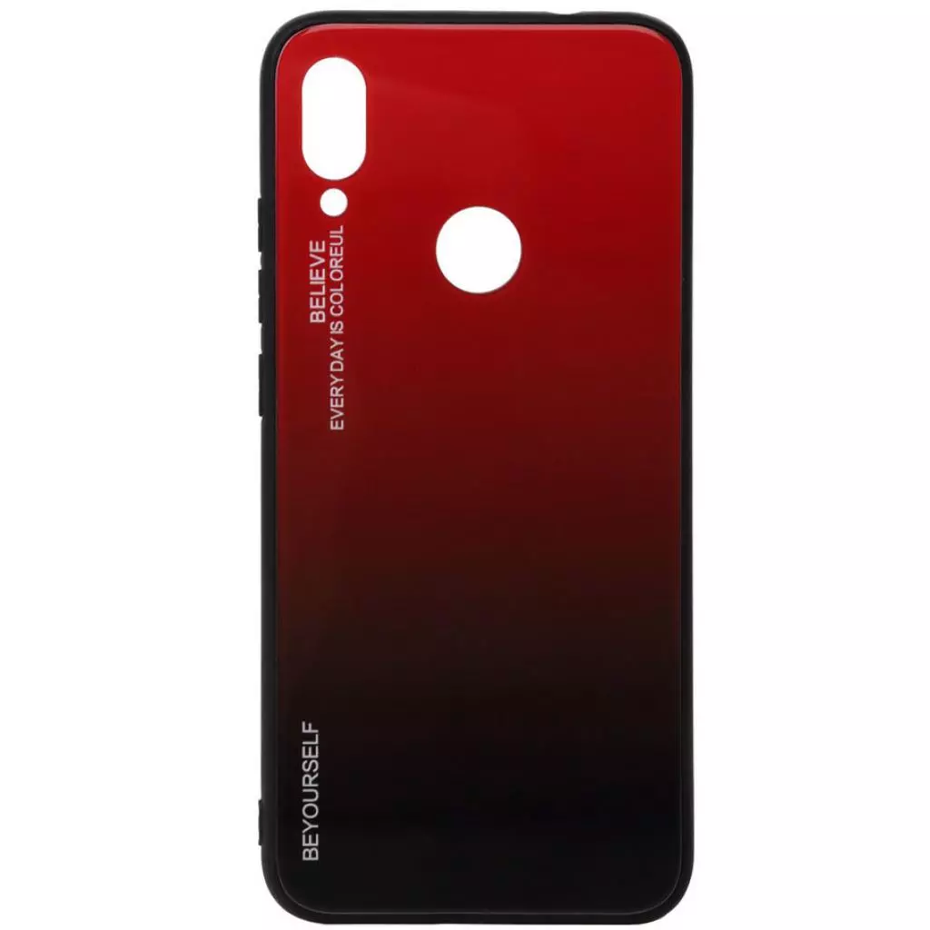 Чехол для моб. телефона BeCover Gradient Glass Xiaomi Redmi Note 7 Red-Black (703603)