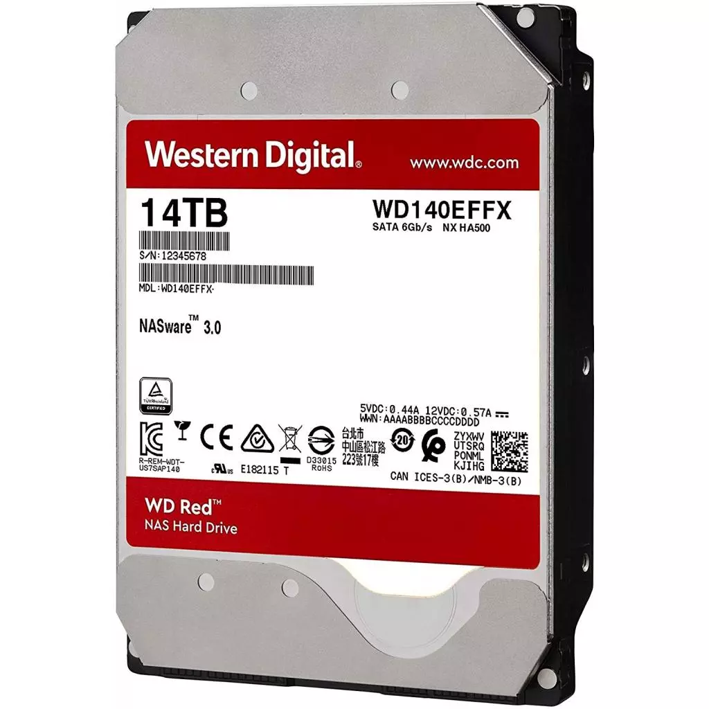 Жесткий диск 3.5" 14TB WD (WD140EFFX) - 1 Жесткий диск 3.5" 14TB WD (WD140EFFX) - 1