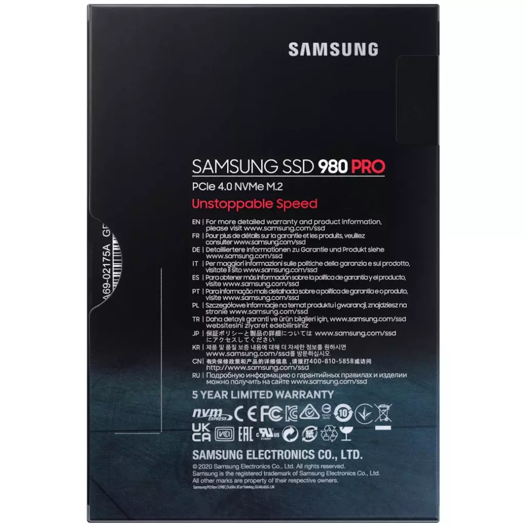 Накопитель SSD M.2 2280 500GB Samsung (MZ-V8P500BW) - 5 Накопитель SSD M.2 2280 500GB Samsung (MZ-V8P500BW) - 5