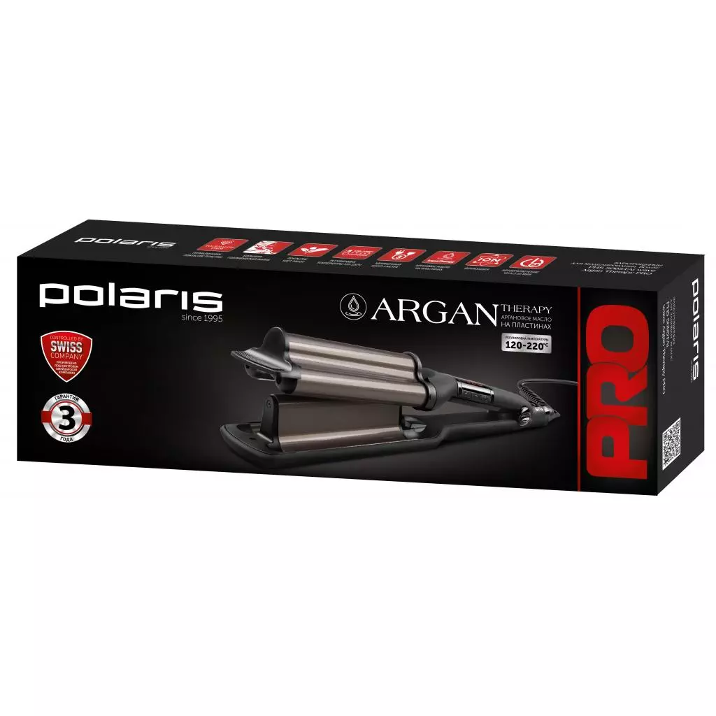 Стайлер Polaris PHS 5095TAi wave Argan Therapy PRO - 8 Стайлер Polaris PHS 5095TAi wave Argan Therapy PRO - 8
