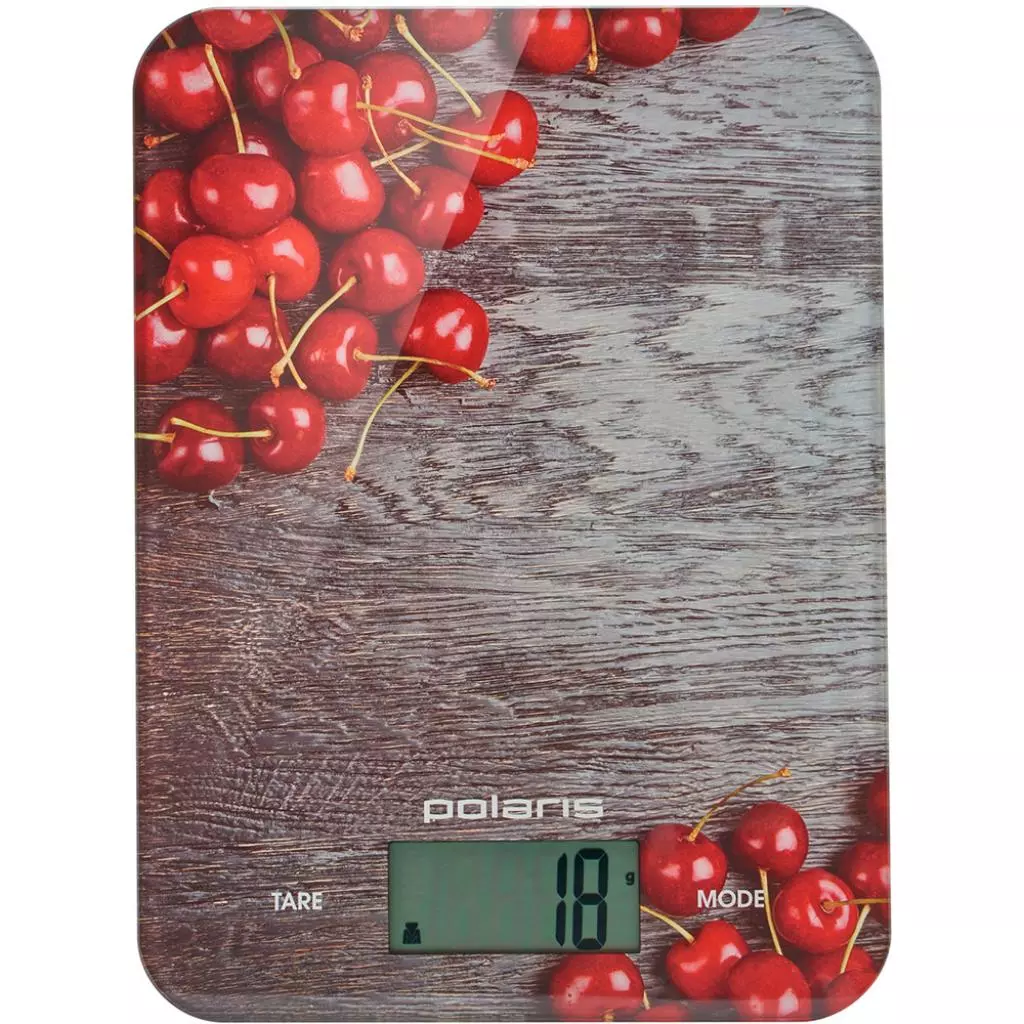 Весы кухонные Polaris PKS 1046DG Cherry - 1 Весы кухонные Polaris PKS 1046DG Cherry - 1