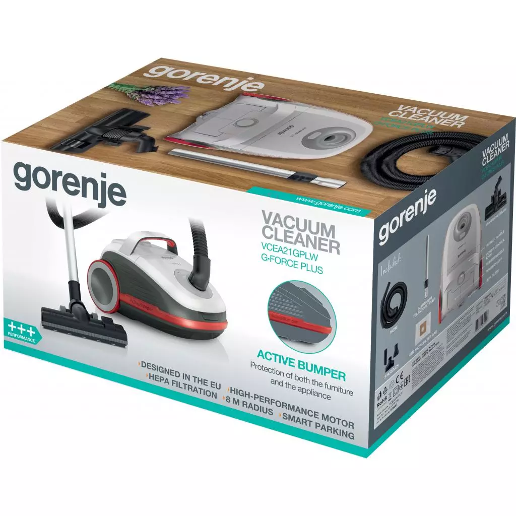 Пылесос Gorenje VCEA 21 GPLW (VCEA21GPLW) - 7 Пылесос Gorenje VCEA 21 GPLW (VCEA21GPLW) - 7