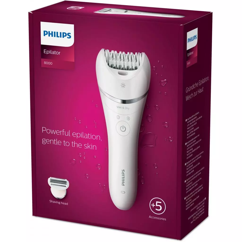 Эпилятор Philips Series 8000 BRE710/00 (BRE710/00) - 4 Эпилятор Philips Series 8000 BRE710/00 (BRE710/00) - 4