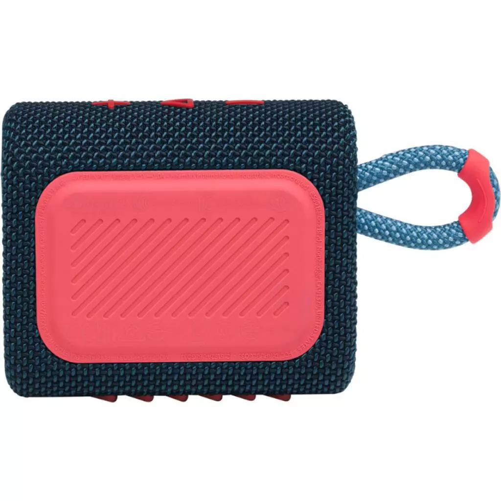 Акустическая система JBL Go 3 Blue Coral (JBLGO3BLUP) - 2 Акустическая система JBL Go 3 Blue Coral (JBLGO3BLUP) - 2