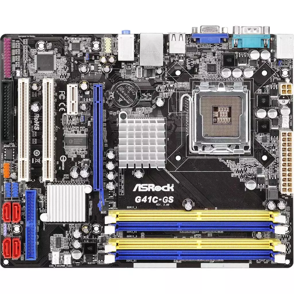 Материнская плата ASRock G41C-GS R2.0 - 1