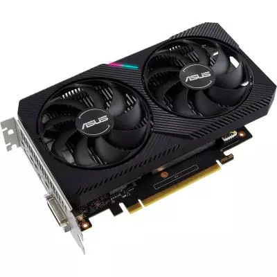 Видеокарта ASUS GeForce GTX1650 4096Mb DUAL OC D6 MINI (DUAL-GTX1650-O4GD6-MINI) - 2