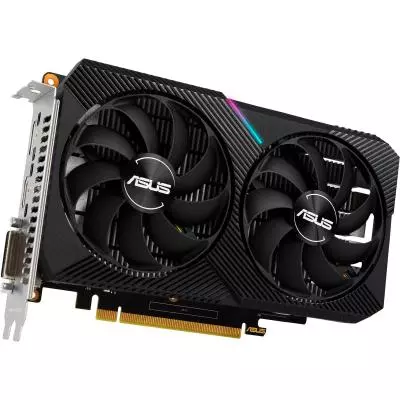 Видеокарта ASUS GeForce GTX1650 4096Mb DUAL OC D6 MINI (DUAL-GTX1650-O4GD6-MINI) - 4