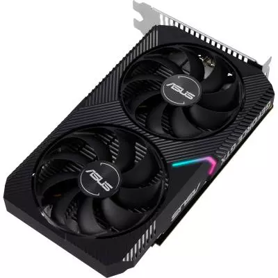 Видеокарта ASUS GeForce GTX1650 4096Mb DUAL OC D6 MINI (DUAL-GTX1650-O4GD6-MINI) - 5
