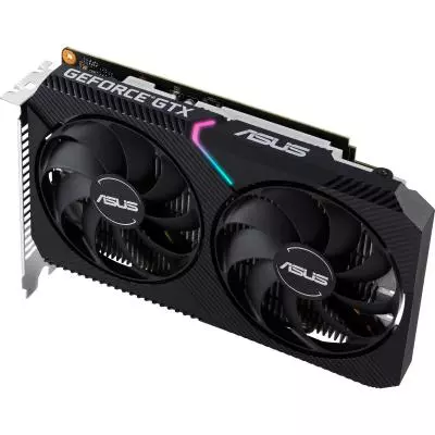 Видеокарта ASUS GeForce GTX1650 4096Mb DUAL OC D6 MINI (DUAL-GTX1650-O4GD6-MINI) - 6