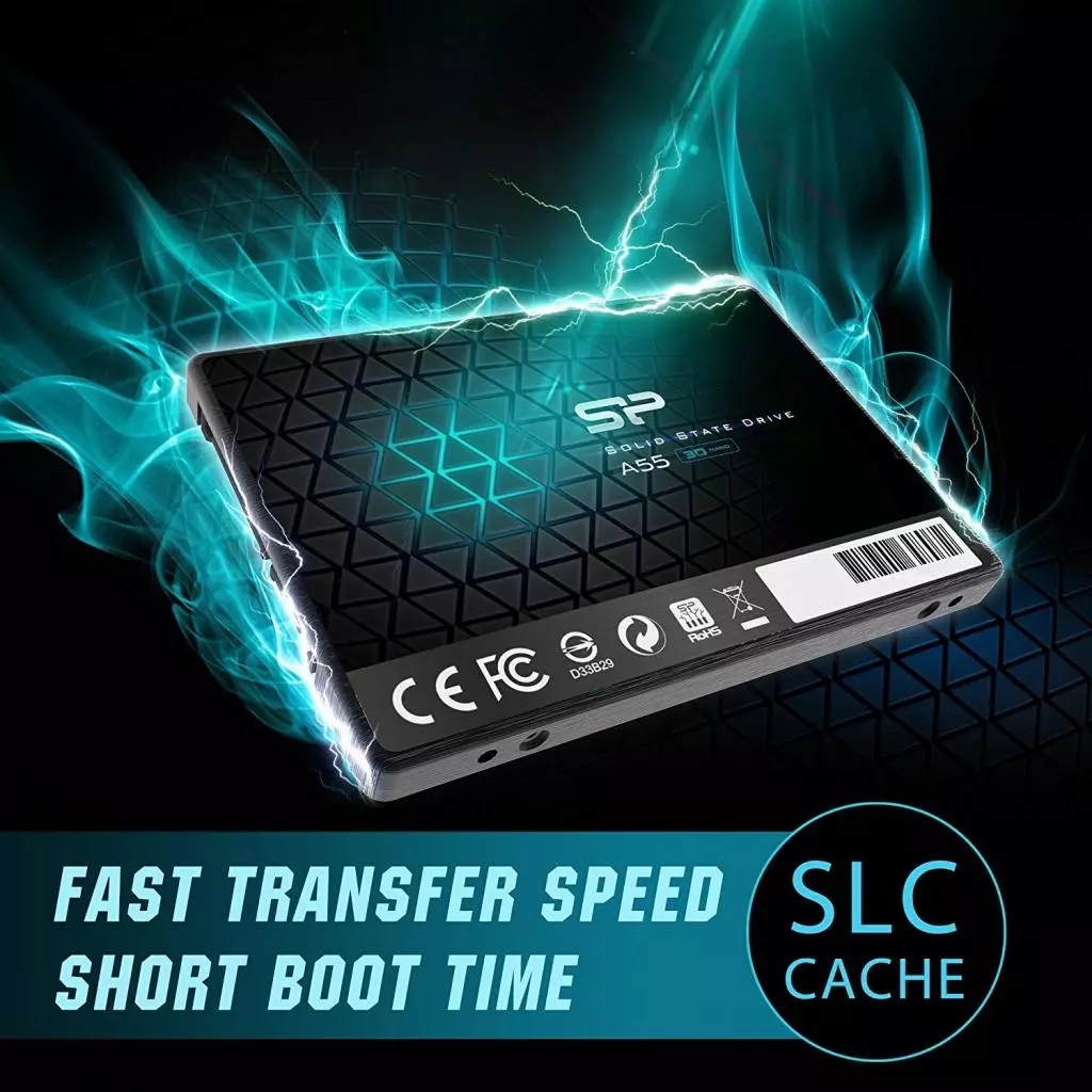 Накопитель SSD 2.5" 1TB Silicon Power (SP001TBSS3A55S25) - 3 Накопитель SSD 2.5" 1TB Silicon Power (SP001TBSS3A55S25) - 3