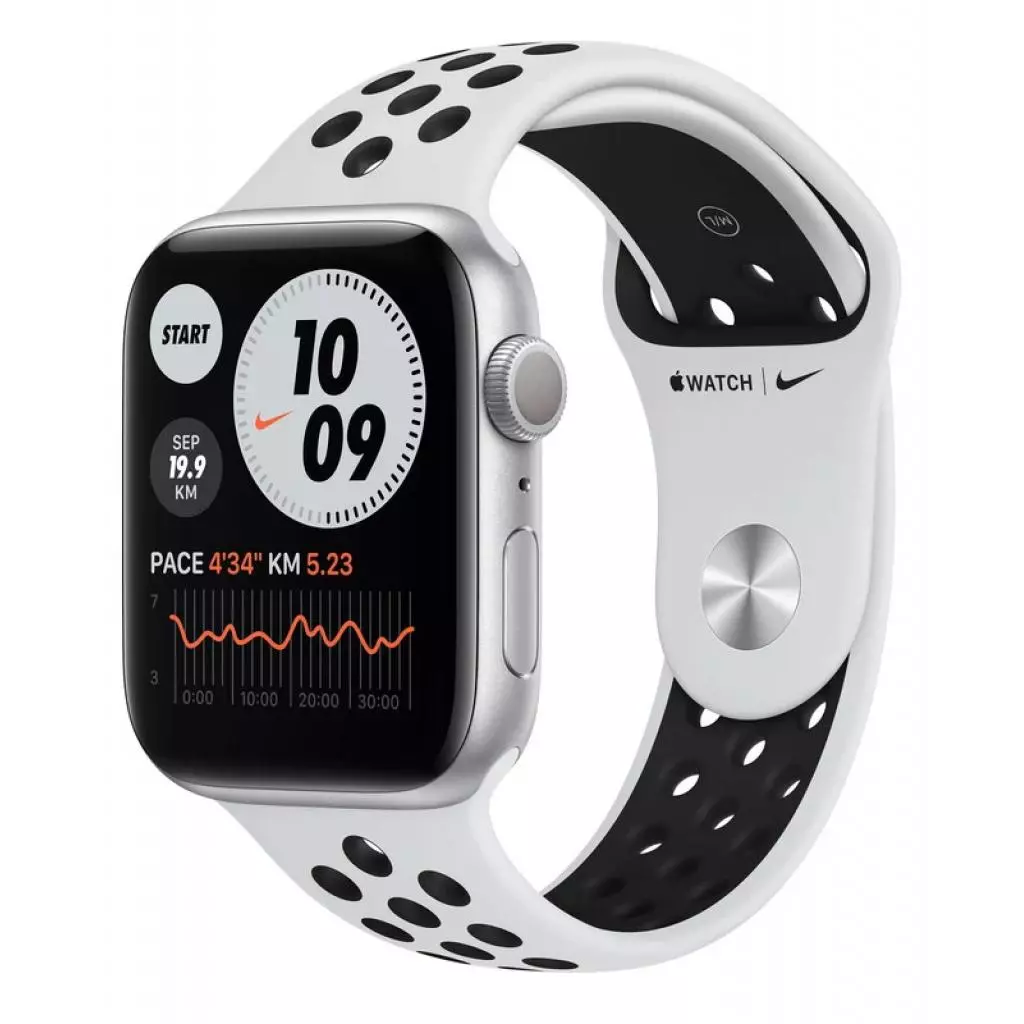 Смарт-часы Apple Watch Nike Series 6 GPS 40mm Silver Aluminium Case with Pur (M00T3UL/A)