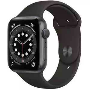 Смарт-часы Apple Watch Series 6 GPS, 40mm Space Gray Aluminium Case with Blac (MG133UL/A)