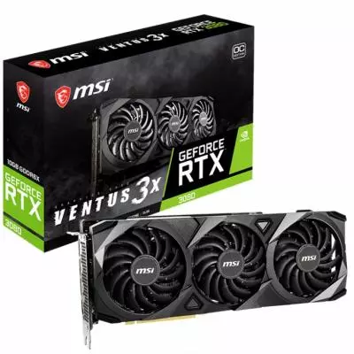 Видеокарта MSI GeForce RTX3080 10Gb VENTUS 3X OC (RTX 3080 VENTUS 3X 10G OC)