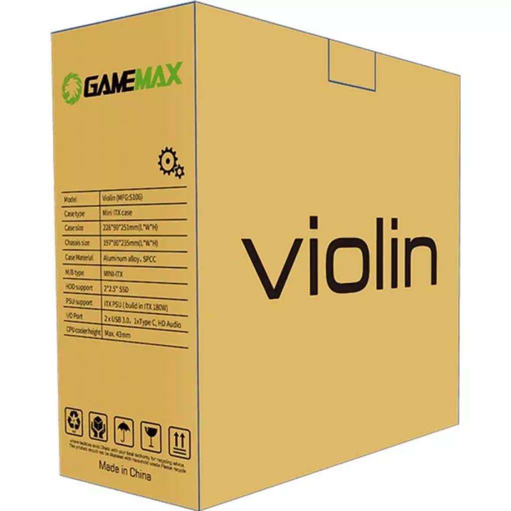 Корпус Gamemax Violin Black - 10 Корпус Gamemax Violin Black - 10