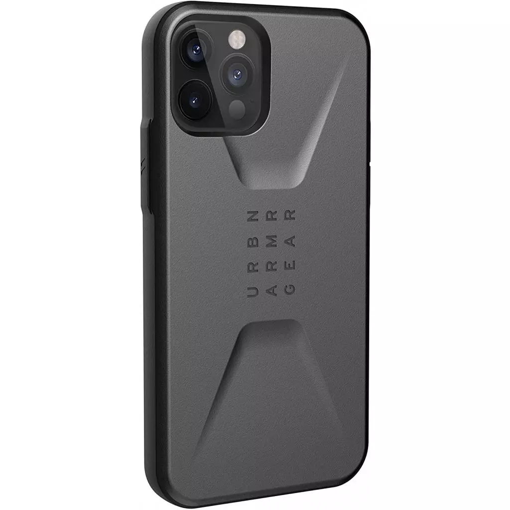 Чехол для моб. телефона Uag iPhone 12 / 12 Pro Civilian, Silver (11235D113333) - 3 Чехол для моб. телефона Uag iPhone 12 / 12 Pro Civilian, Silver (11235D113333) - 3