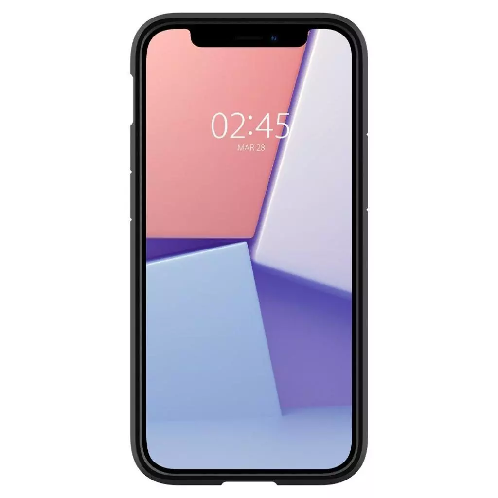 Чехол для моб. телефона Spigen iPhone 12 / 12 Pro Crystal Hybrid, Matte Black (ACS01521) - 1 Чехол для моб. телефона Spigen iPhone 12 / 12 Pro Crystal Hybrid, Matte Black (ACS01521) - 1
